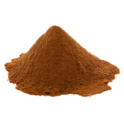 A pile of cascara powder