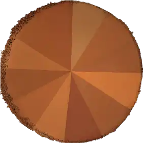 Chocolate liquor in a white cupCocoa powder in all different shades of brown