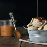 A bowl of ice cream