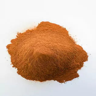 A pile of cascara powder