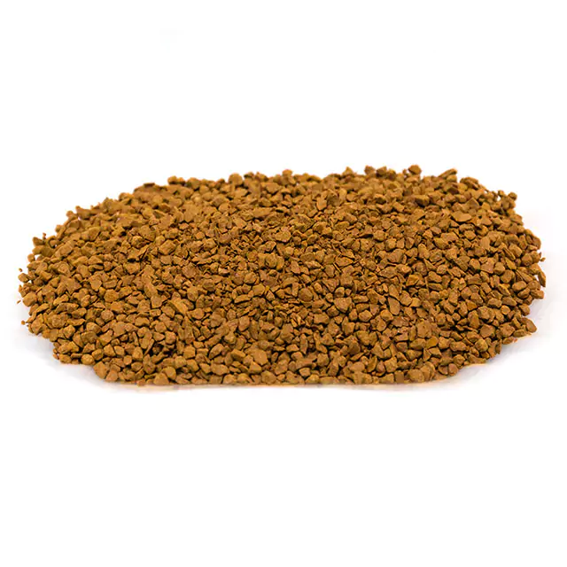 Close up shot freeze dried coffee