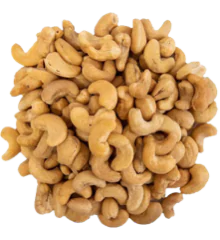 A pile of cashews
