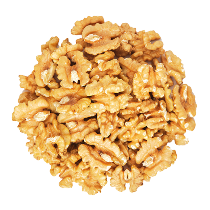 Close up shot of walnuts