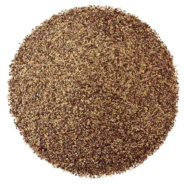 Close up shot of cracked black pepper