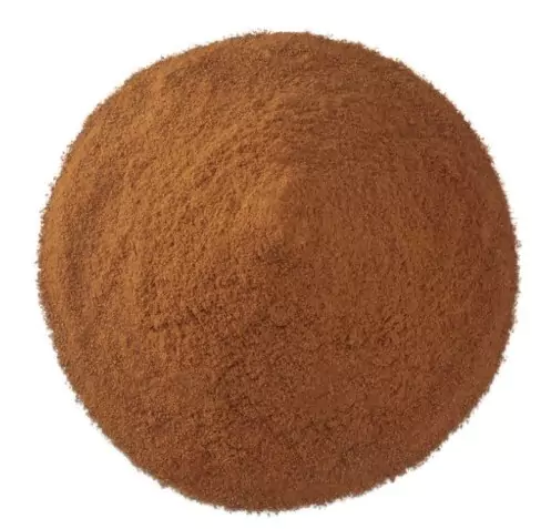 Close up shot of ground cinnamon