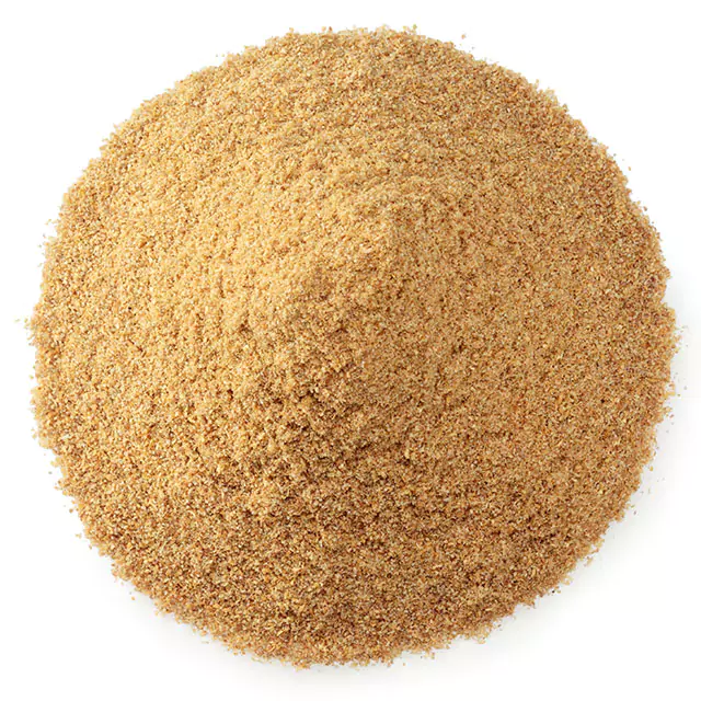 Close up shot of ground coriander