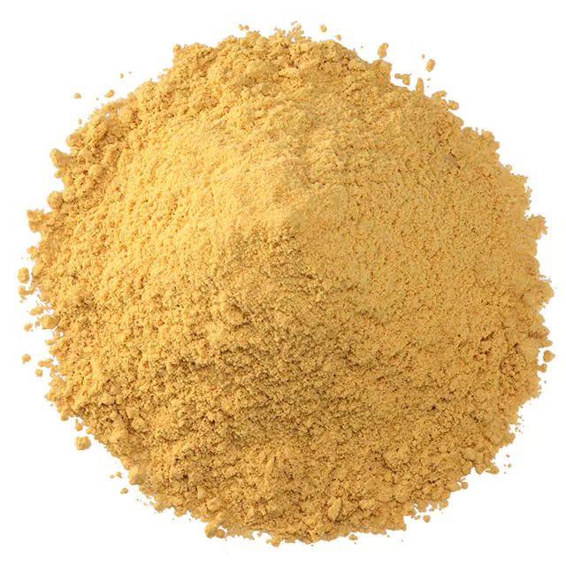 Close up shot of ground ginger