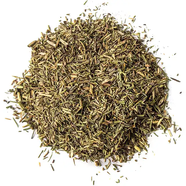 Close up shot of dried thyme
