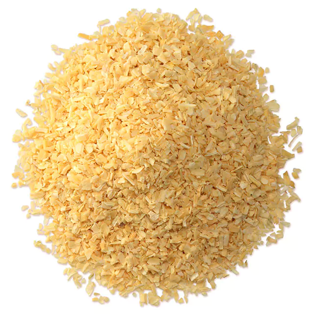 Close up shot of minced dried opinion
