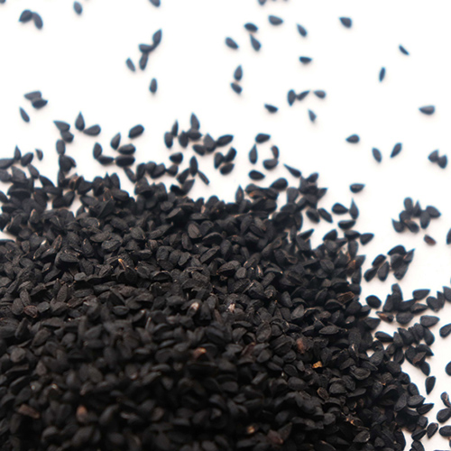 Close up shot of black seeds